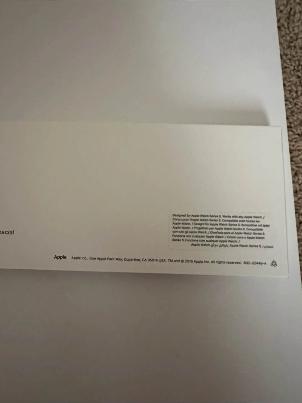 Apple Black Sport Watch Band 44mm